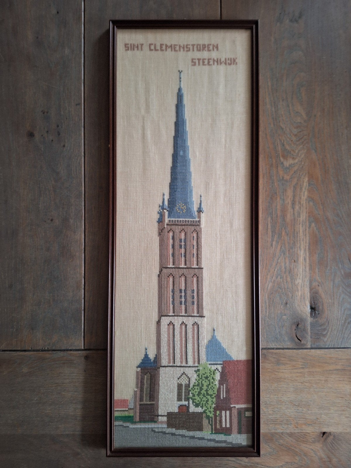 Borduurwerk steenwijker toren, Ophalen