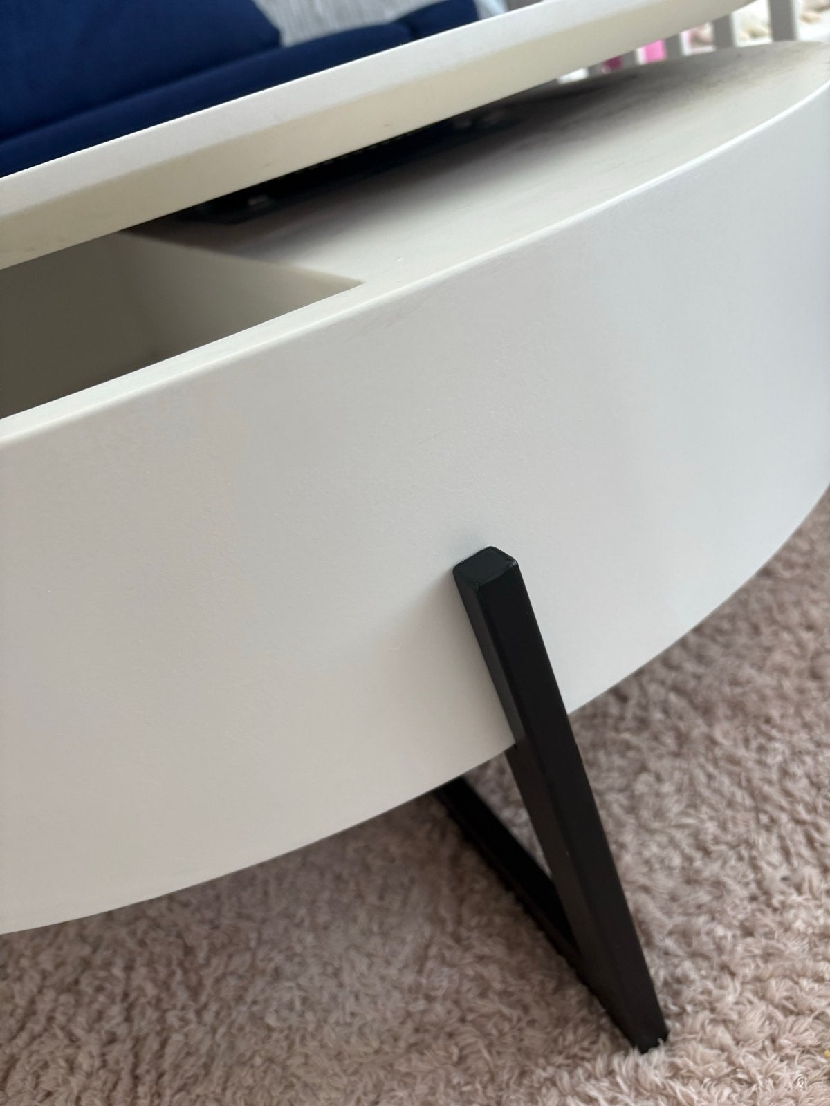 Fredriks Meldal salontafel met opbergruimte, Ophalen, 50 – 75, Rond, 50 tot 100 cm