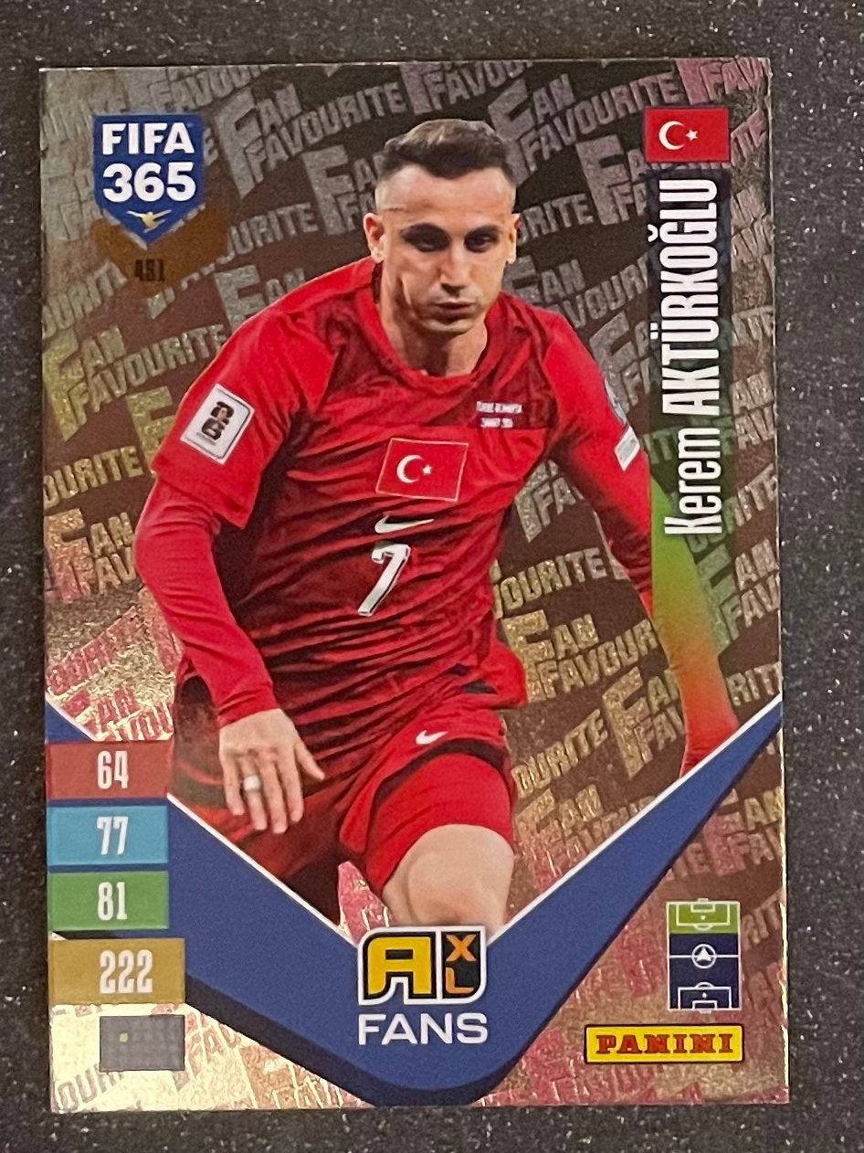 Panini Fifa365 2027   FANS’ FAVOURITE   AKTÜRKOĞLU  TÜRKIYE, Verzenden, Zo goed als nieuw, Plaatje
