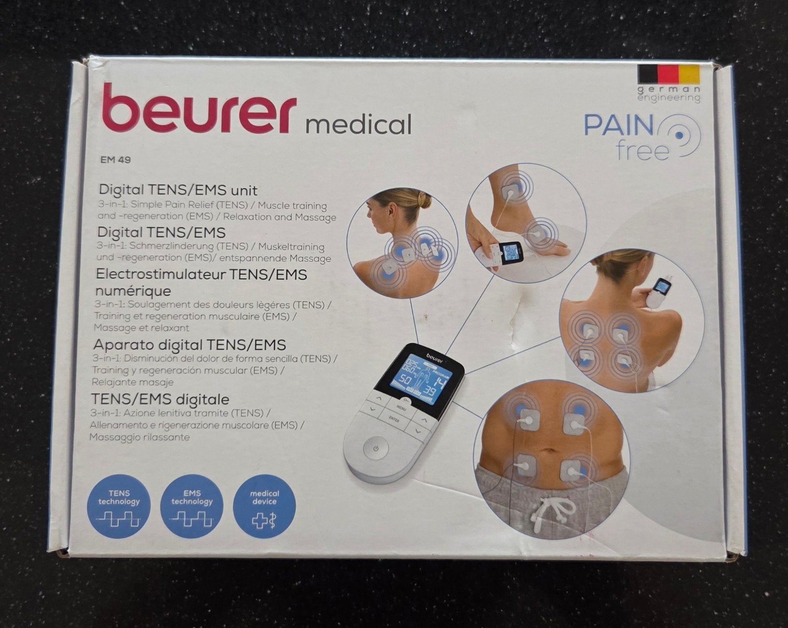 Beurer EM 49 Digitale TENS/EMS Eenheid - Pijnverlichting, Ophalen of Verzenden