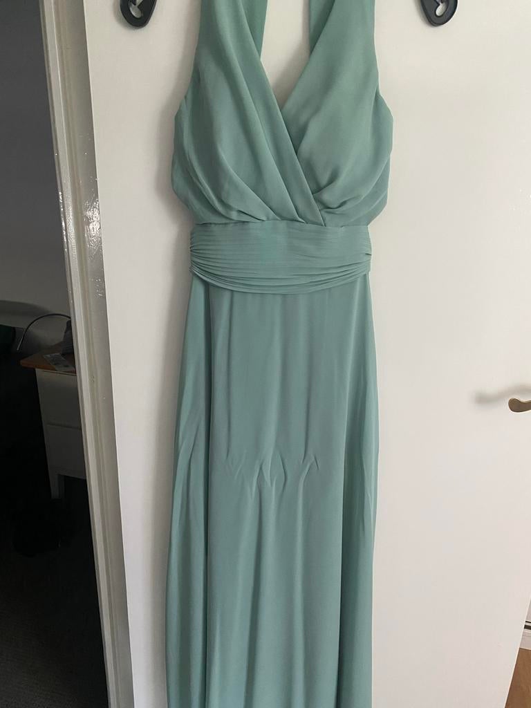 Groene Galajurk Eva&Lola Maat S - 1x gedragen, Kleding | Dames, Gelegenheidskleding, Ophalen of Verzenden, Zo goed als nieuw, Groen