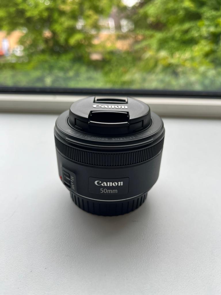 Canon EF 50mm f1.8 STM, Audio, Tv en Foto, Fotografie | Lenzen en Objectieven, Ophalen of Verzenden, Zo goed als nieuw, Standaardlens