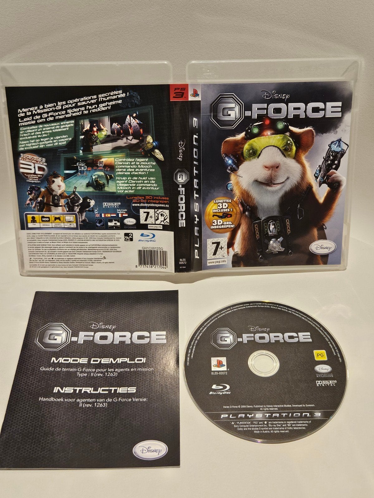Disney G-Force PS3, Avontuur en Actie, 1 speler, Ophalen of Verzenden, Zo goed als nieuw