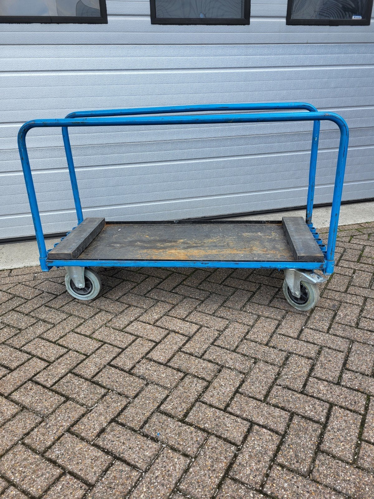 BIEDEN Panelenkar/platenkar met 2 zwenkwielen en 2x rem, Doe-het-zelf en Verbouw, 100 liter of meer, Ophalen of Verzenden, Transportkar