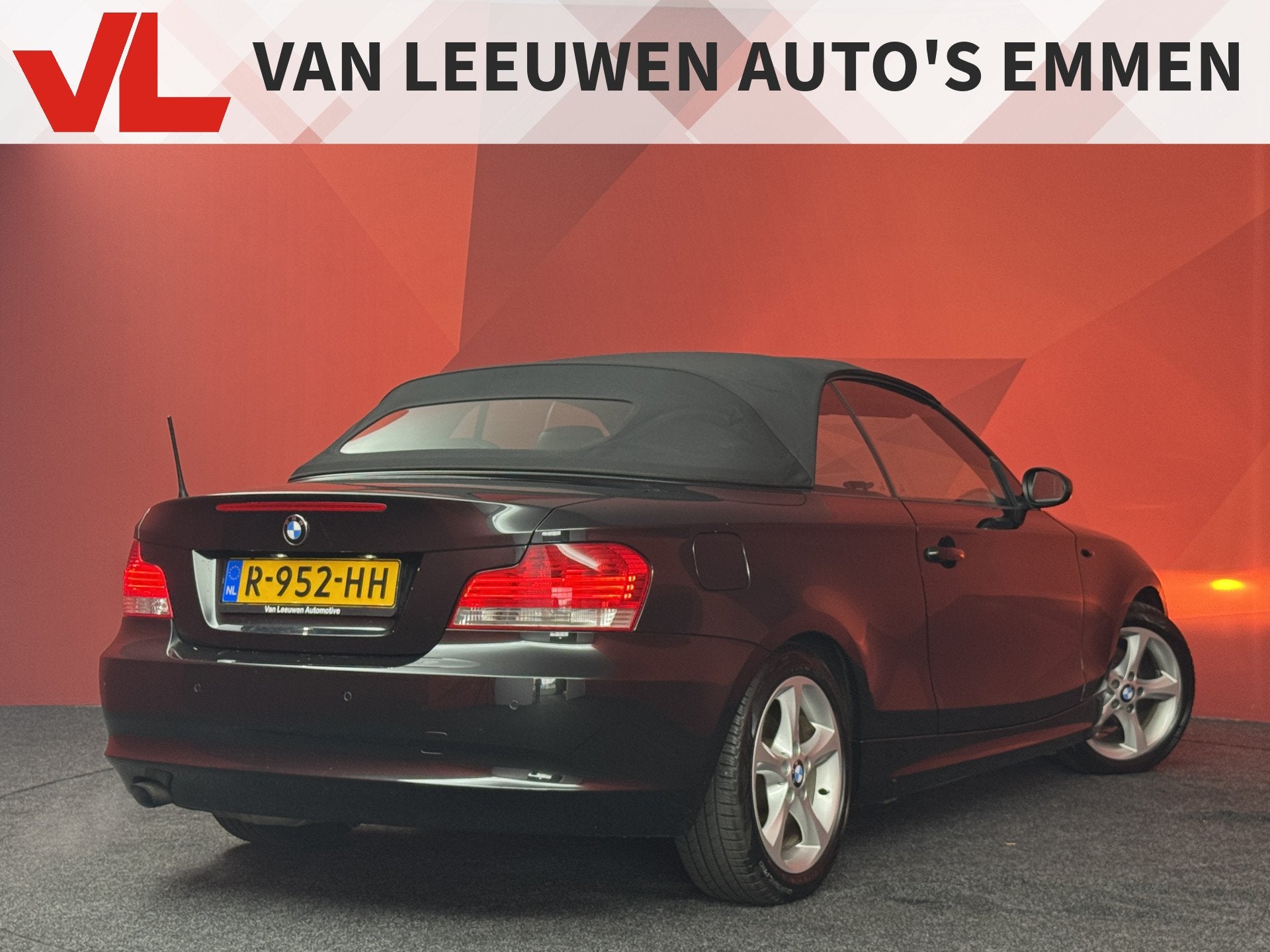 BMW 1 Serie Cabrio 118i | Stoelverwarming | Leder | Cruise |, Auto's, 1-Serie, Euro 5, 4 stoelen, Zwart