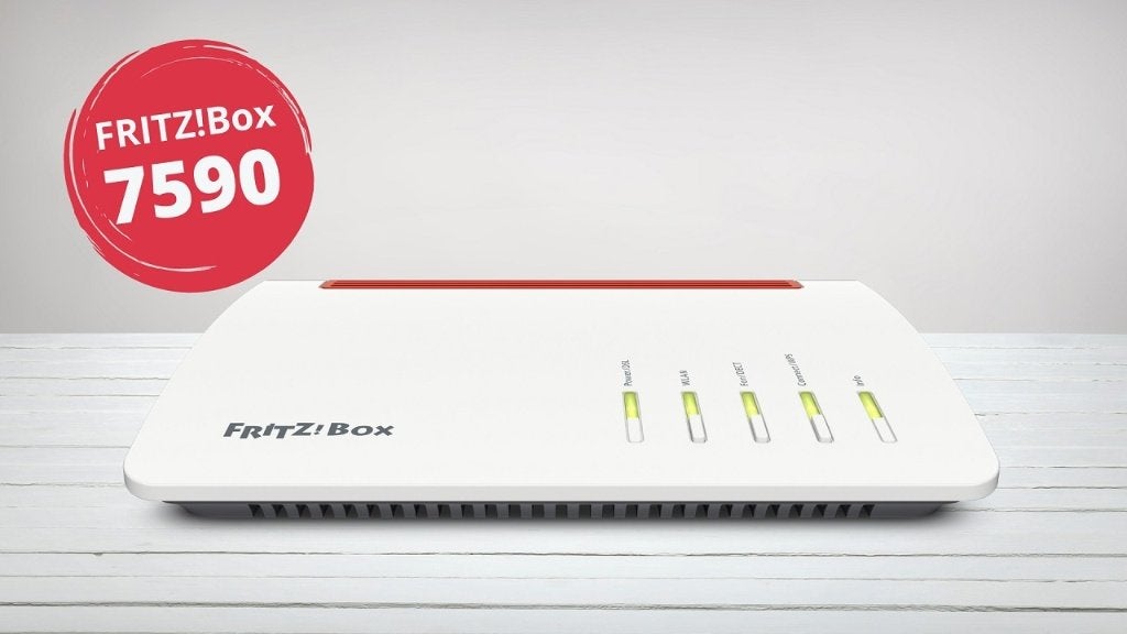 AVM Fritzbox 7590 vdsl glasvezel router fritz!box, Ophalen, Gebruikt, Router met modem, Fritz!box