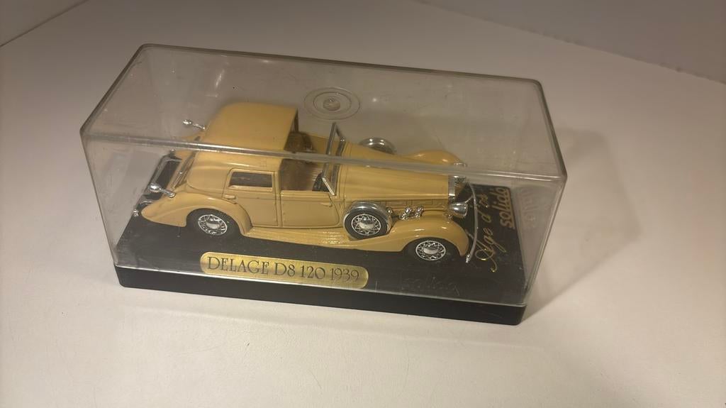 Delage d8 120 1939 solido 1.43, Auto, Solido, Ophalen of Verzenden, A