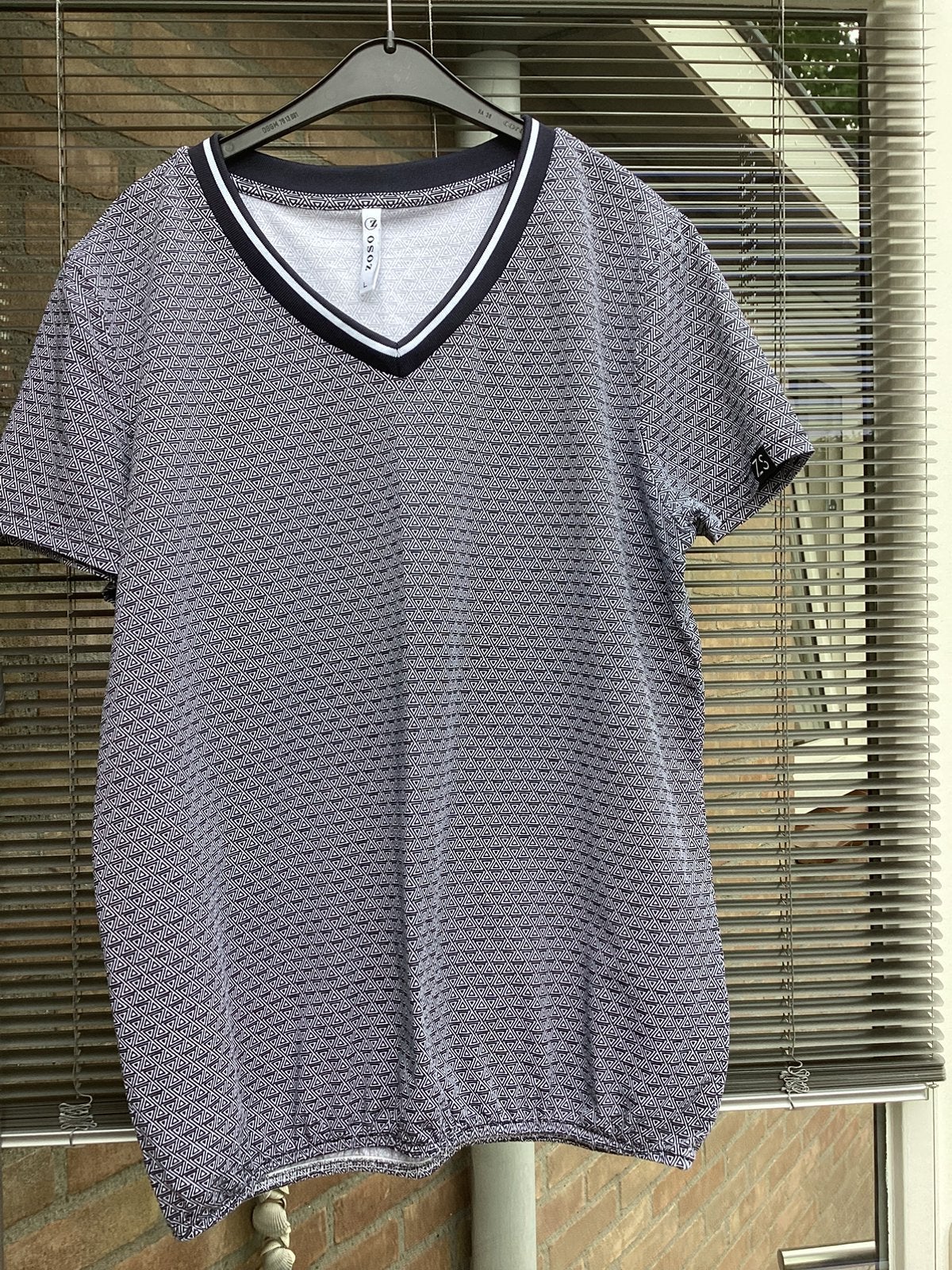 Zoso top blauw wit, Ophalen of Verzenden, Nieuw, Blauw, Korte mouw