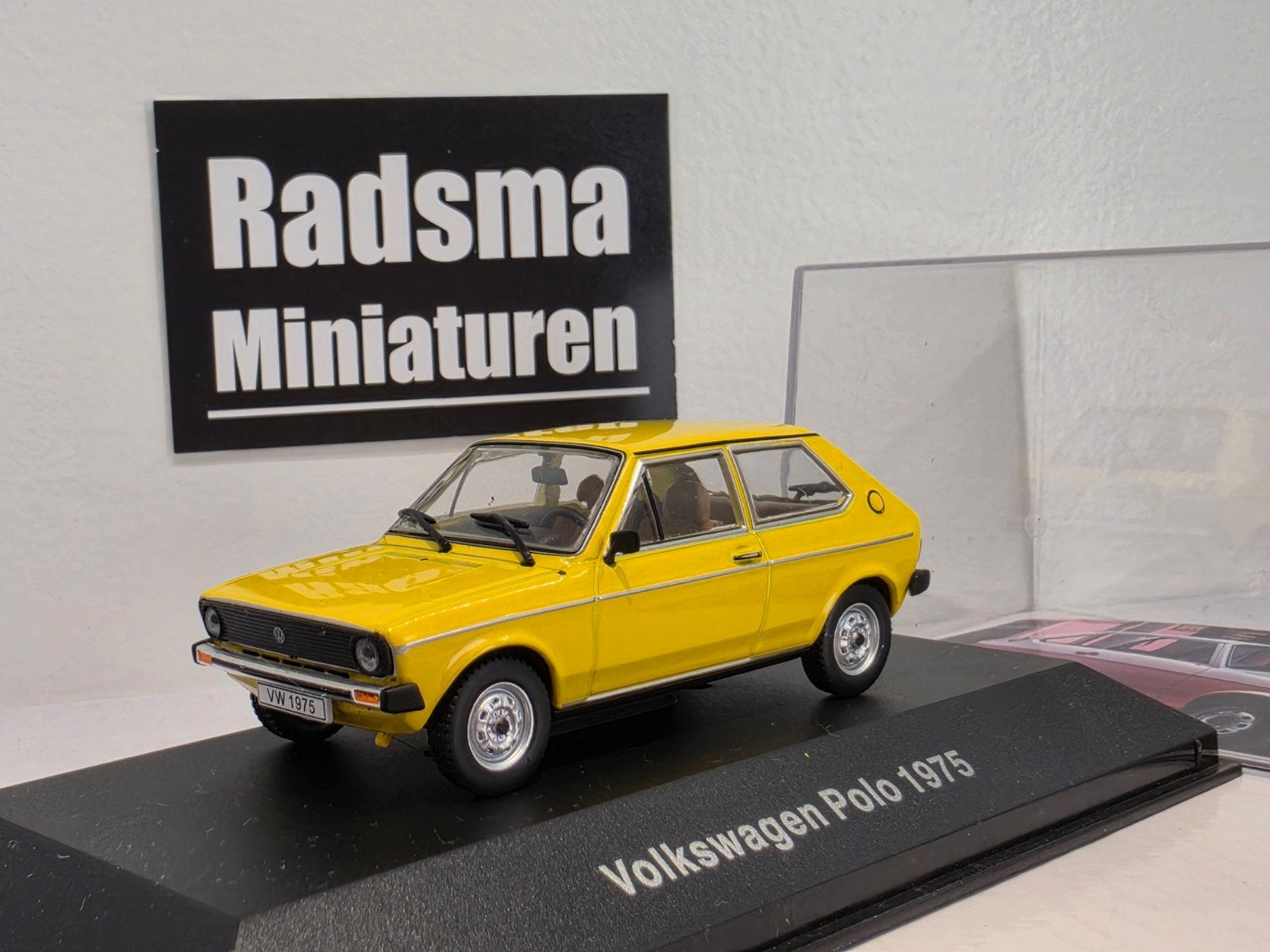 Volkswagen Polo Mk1 - Geel 1975 - 1:43 Ixo/Altaya, Hobby en Vrije tijd, Modelauto's | 1:43, Overige merken, Auto, Ophalen of Verzenden