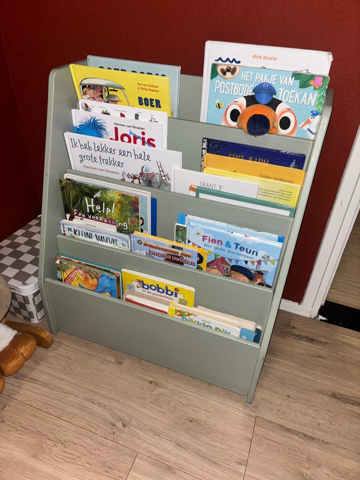 Kwantum Boekenkastje Groen - Nette Staat, Huis en Inrichting, Ophalen, Met plank(en), Minder dan 50 cm, Zo goed als nieuw