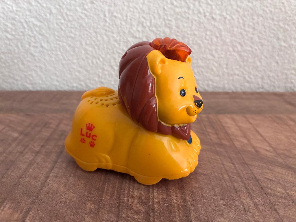 Vtech Zoef Zoef Dieren Luc Leeuw in PRIMA staat., Kinderen en Baby's, Speelgoed | Vtech, Ophalen of Verzenden, Gebruikt, 2 tot 4 jaar