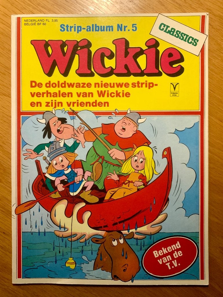 Wickie Strip - album Nr. 5 - In prima staat, Boeken, Stripboeken, Runer Jonsson, Eén stripboek, Ophalen of Verzenden, Zo goed als nieuw