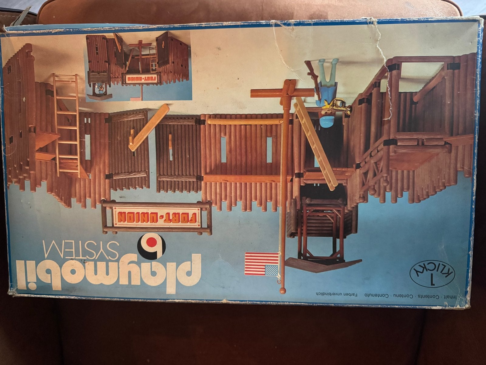 Vintage Playmobil System Fort Union (1974) - Zeldzaam!, Ophalen of Verzenden, Gebruikt, Jongen of Meisje
