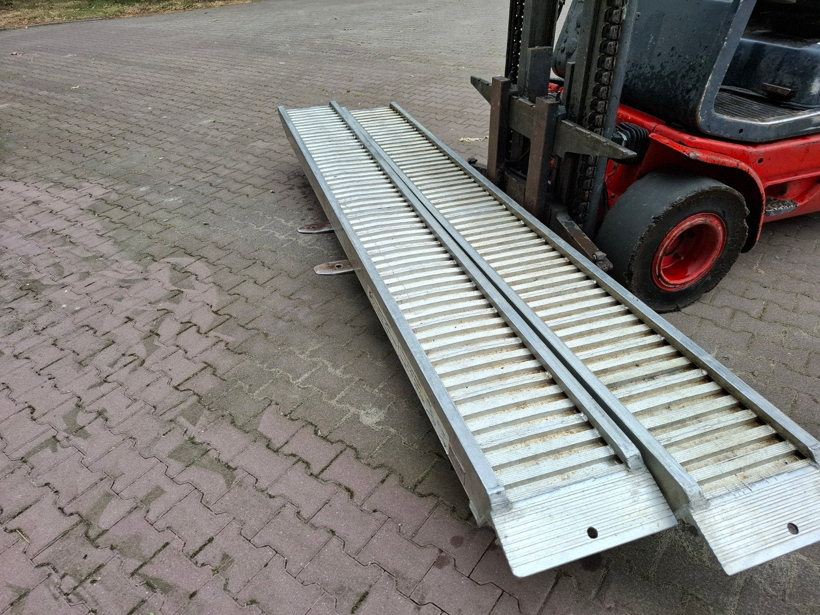 Aluminium oprijplaten rijplaten oprijwagen rampen, Ophalen, Zo goed als nieuw, Aluminium