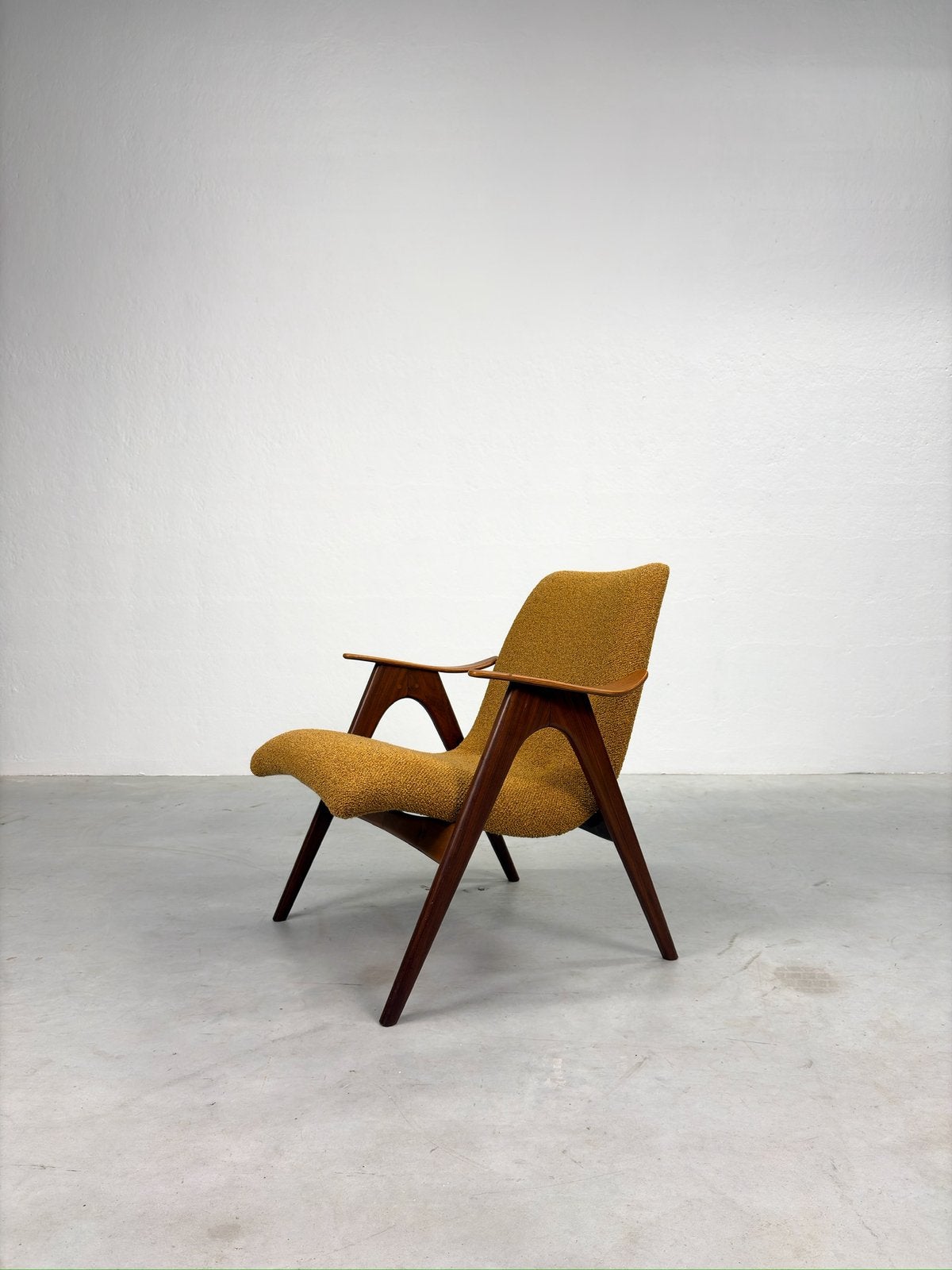 Vintage Fauteuil van Louis van Teeffelen Jaren 60, Ophalen, Mid-century, Deens design, Scandinavisch, Dutch design, 75 tot 100 cm