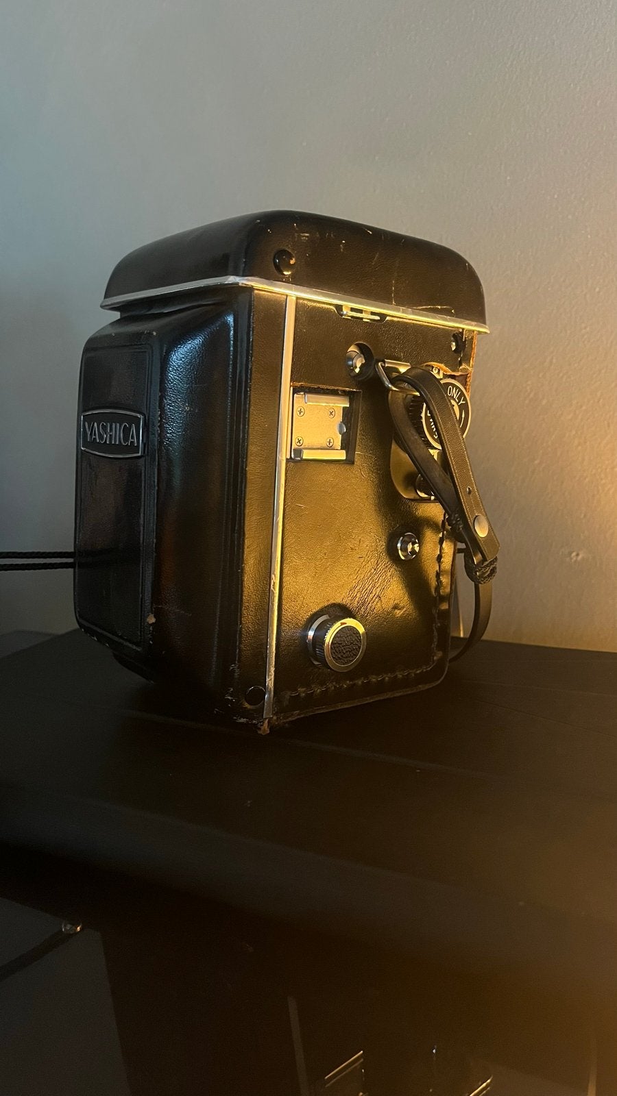 Yashica 635 TLR camera met 35mm adapter en lichtmeter, Audio, Tv en Foto, Fotocamera's Analoog, Ophalen, Gebruikt, Spiegelreflex