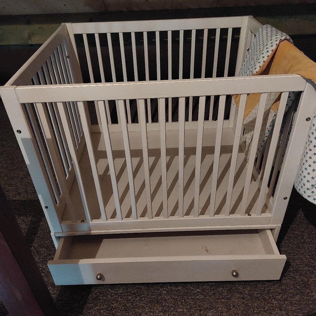 Babybox, Ophalen, Gebruikt, Rechthoekig, In hoogte verstelbaar
