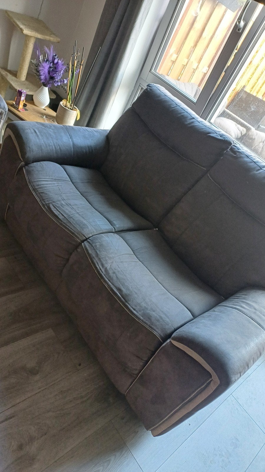 te koop mooie 2 en3 zits bank, Ophalen, 75 tot 100 cm, Zo goed als nieuw, Stof