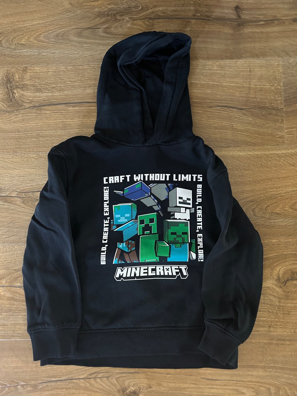 Minecraft - Hoodie en Sweater - maat 134, Ophalen of Verzenden, Zo goed als nieuw, Jongen of Meisje