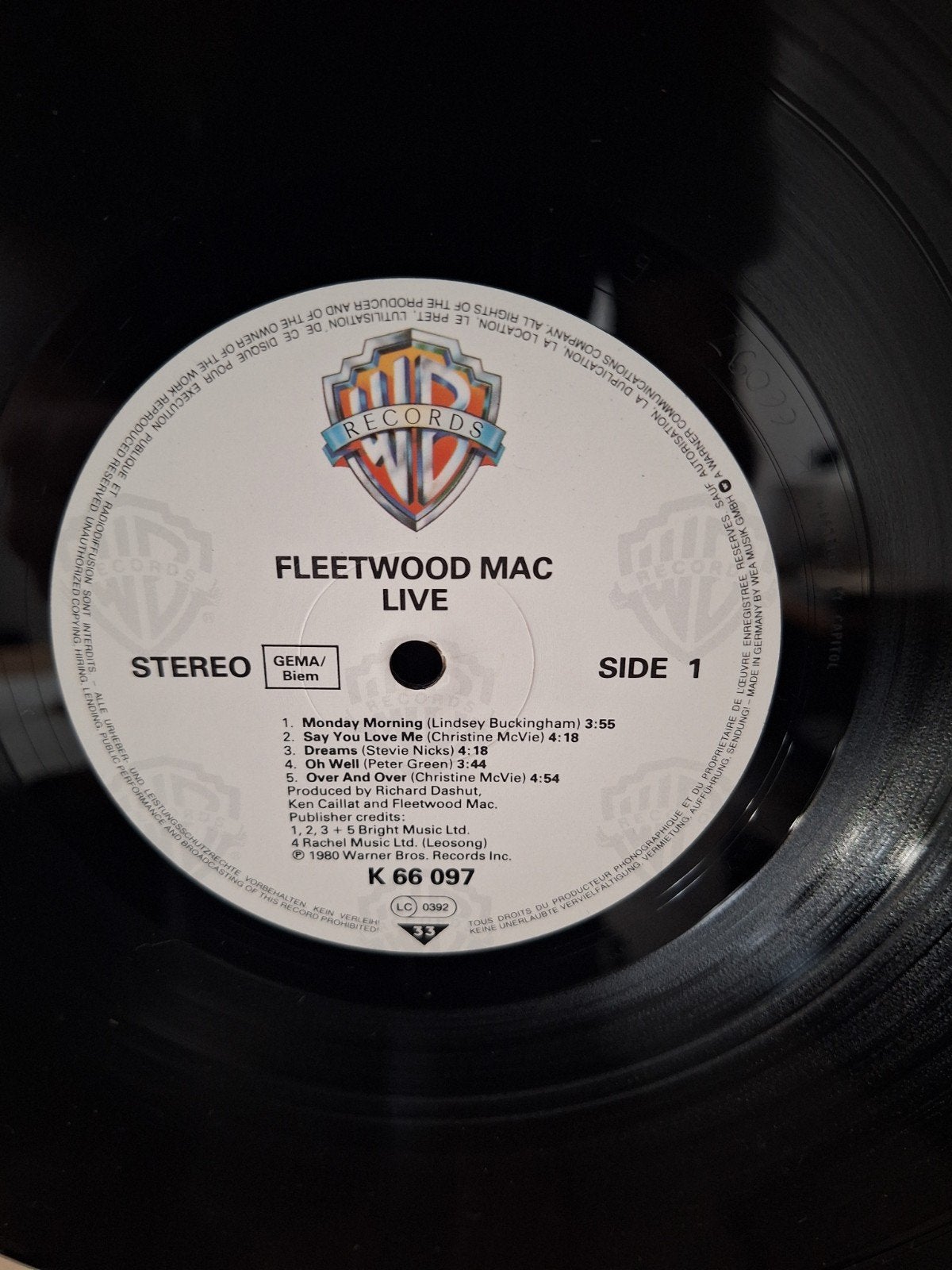 Foto 13 van Fleetwood Mac Live dubbel-LP - Zeldzame originele persing198