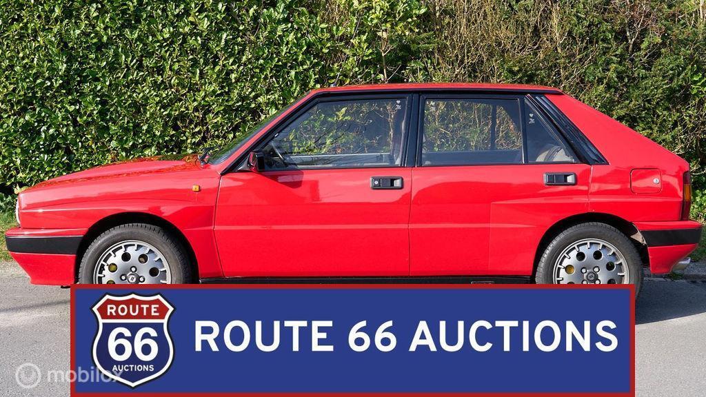 Lancia Delta HF Integrale 16V | 1990 | Route 66 Auctions, Auto's, Oldtimers, Overige carrosserieën, Zwart, Bedrijf, Handgeschakeld