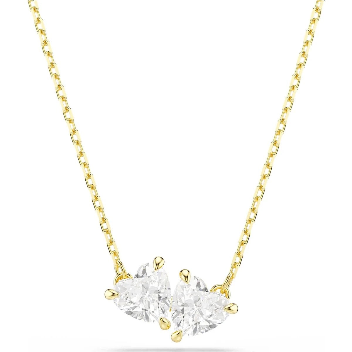 Swarovski Mesmera Hart/Heart Ketting Goud Gold, Sieraden, Tassen en Uiterlijk, Met kristal, Ophalen of Verzenden, Zo goed als nieuw
