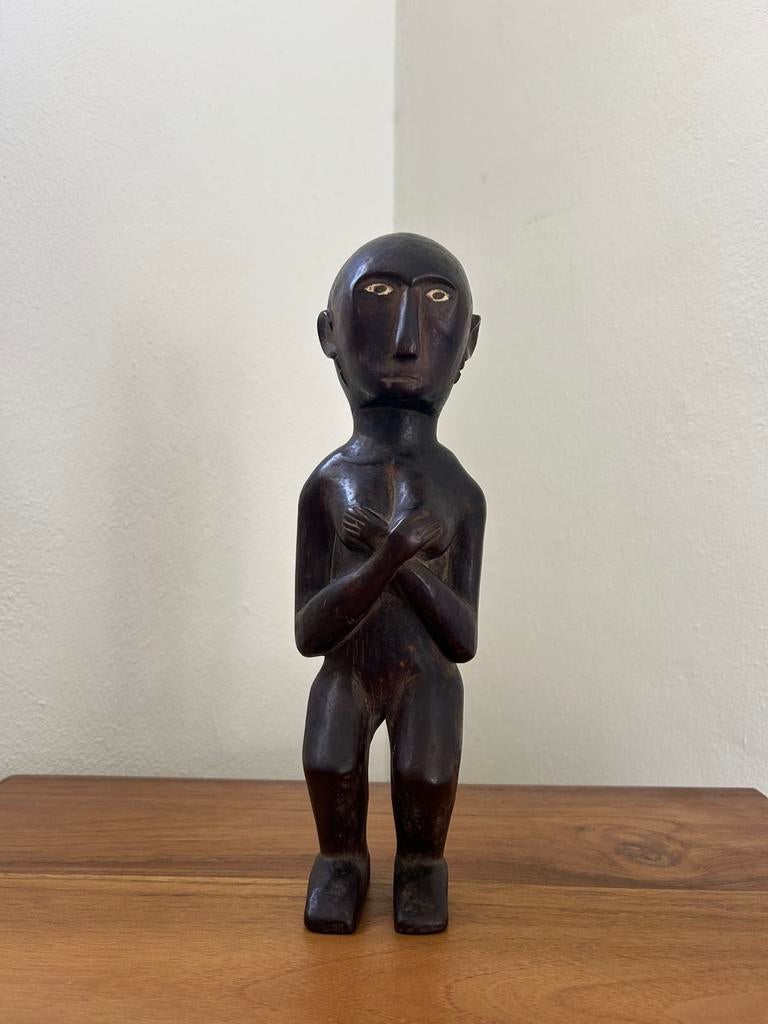 Antiek Batak voorouder beeld, Sunatra Indonesie tribal art, Ophalen of Verzenden