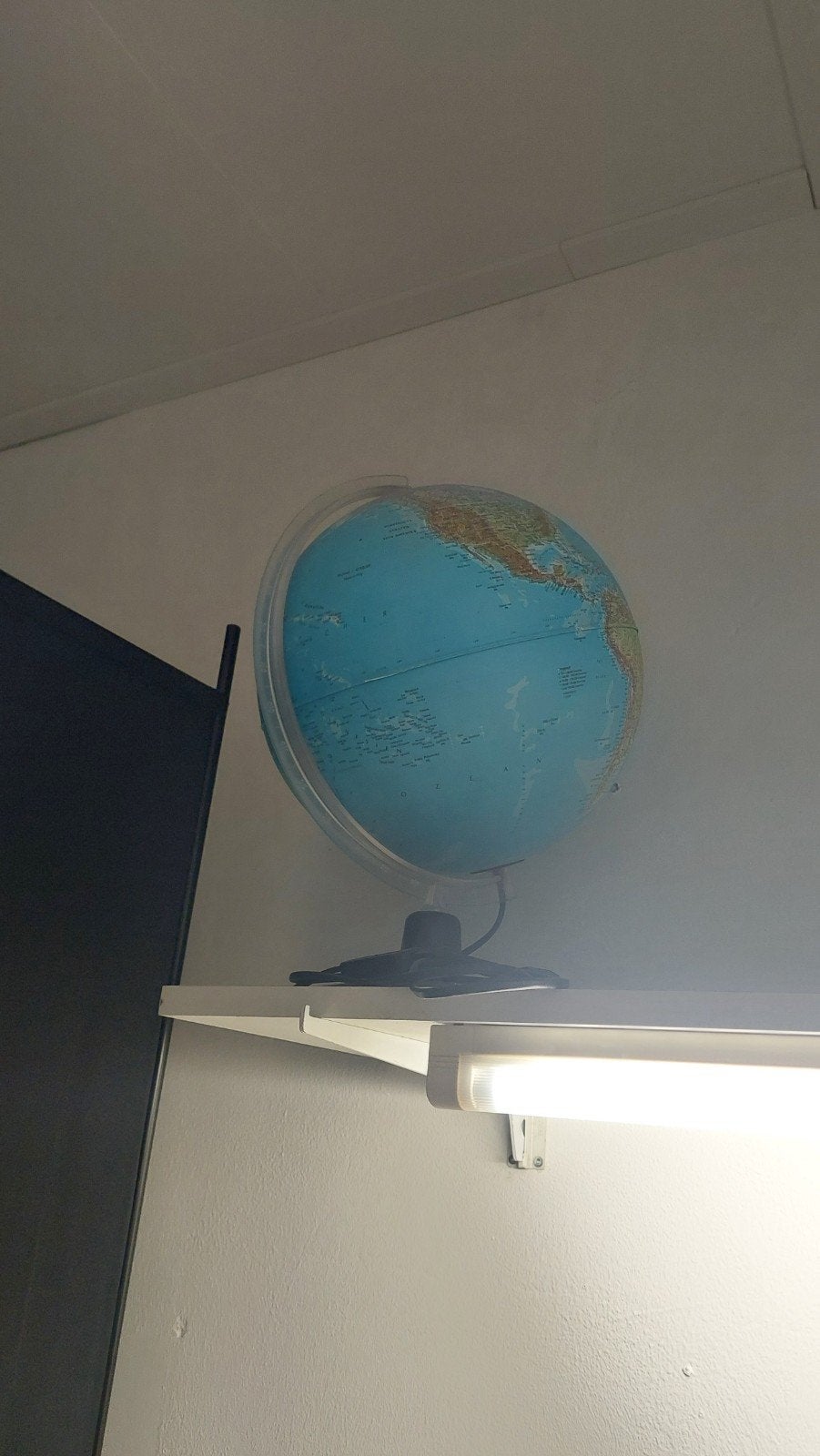 Wereldbol, Ophalen, Lamp