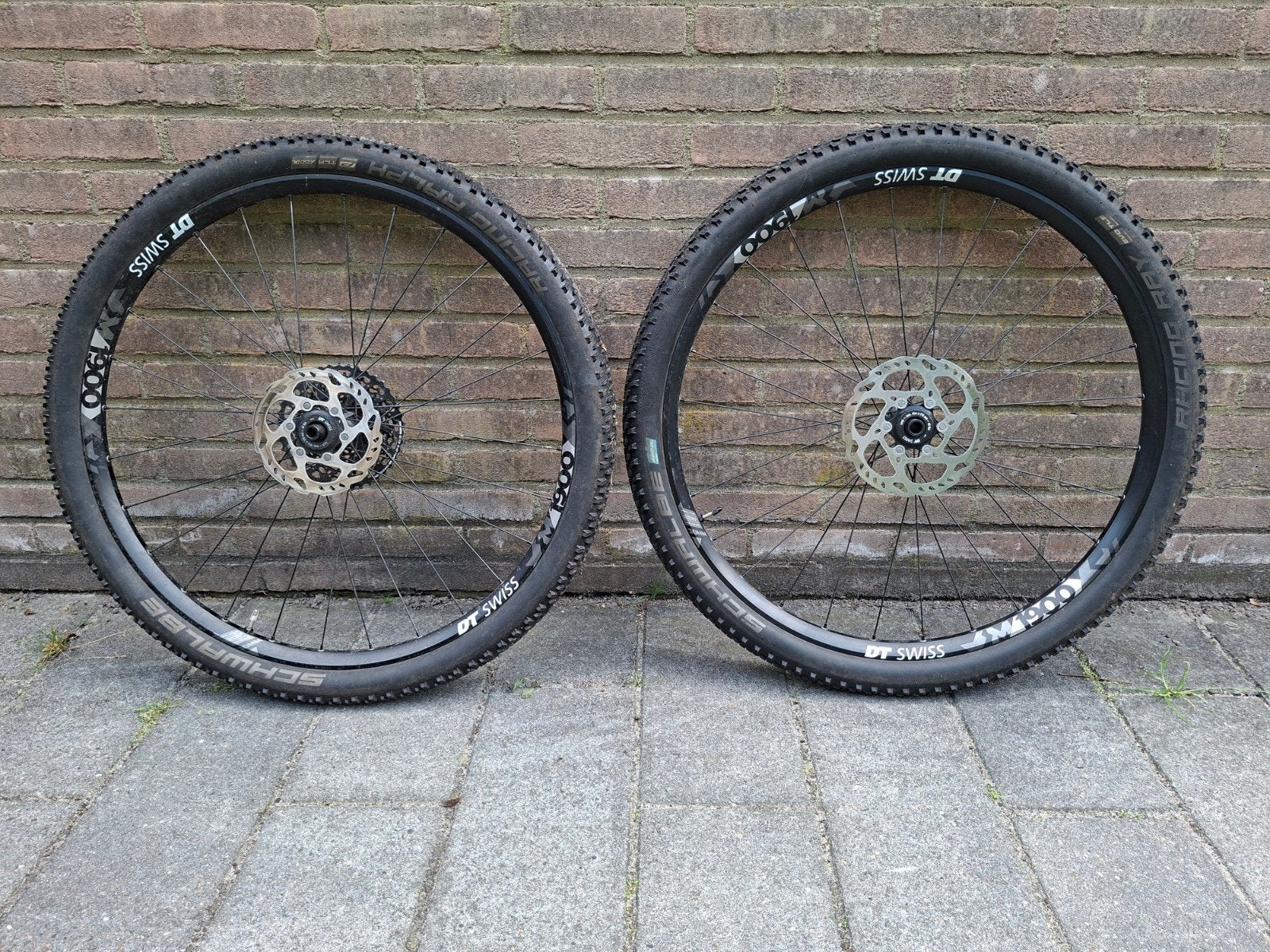 DT Swiss XM 1900 Tubeless Wielset met Schwalbe banden, Gebruikt, DT Swiss, Aluminium, Mountainbike