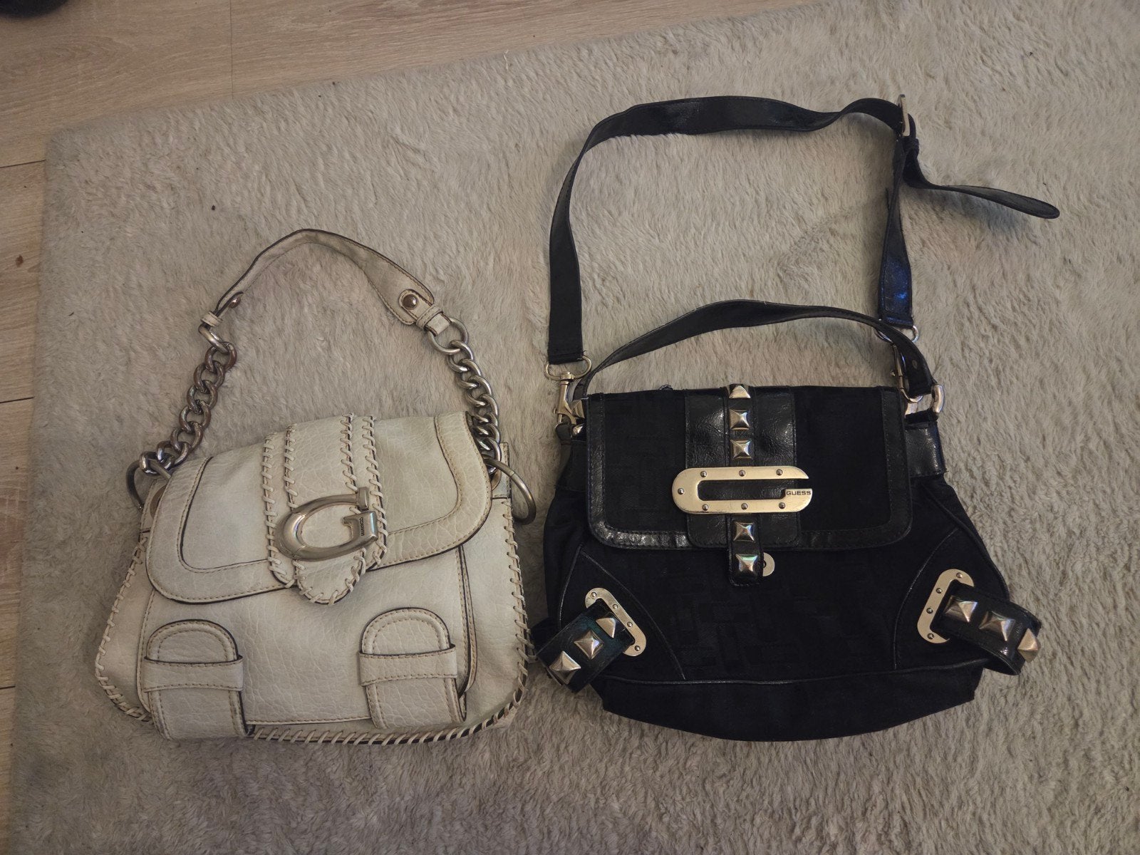 Originele Guess tassen, Ophalen of Verzenden, Zo goed als nieuw, Zwart, Handtas