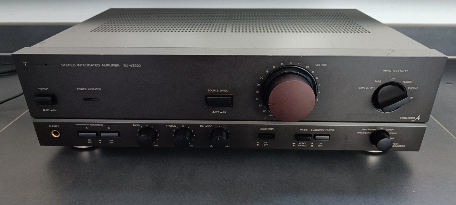 Technics SU-VZ320 stereo versterker., Overige merken, Gebruikt, Ophalen of Verzenden, 120 watt of meer