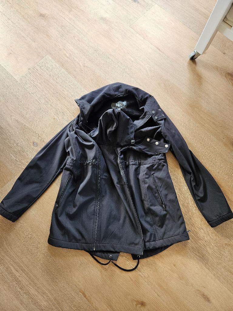 Softshell zwangerschapsjas/draagjas, Bonprix, Zwart, Zo goed als nieuw, Jasje of Colbert