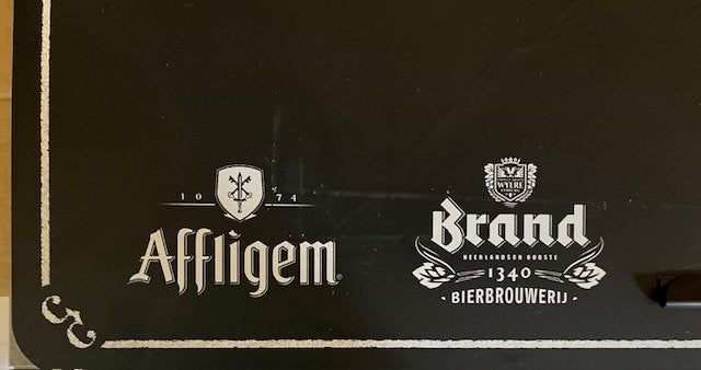 Affligem & Brand Bier Krijt Schrijf Bord Reclame, Ophalen of Verzenden, Gebruikt, Reclamebord