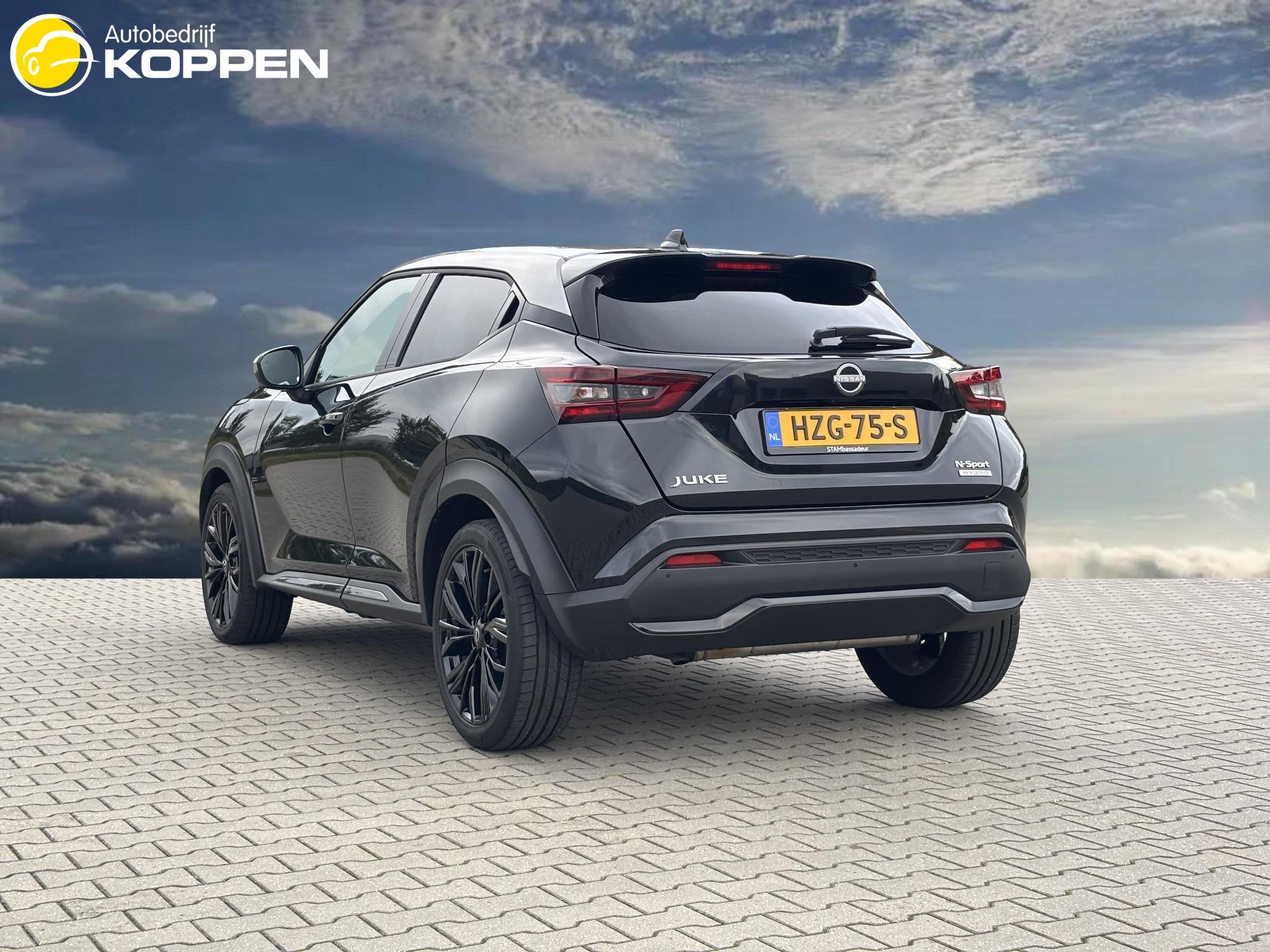 Nissan Juke 1.6 Hybrid N-Sport | 360° Camera | Adaptive Cru, Auto's, 12 maanden, Stof, Gebruikt, Zwart