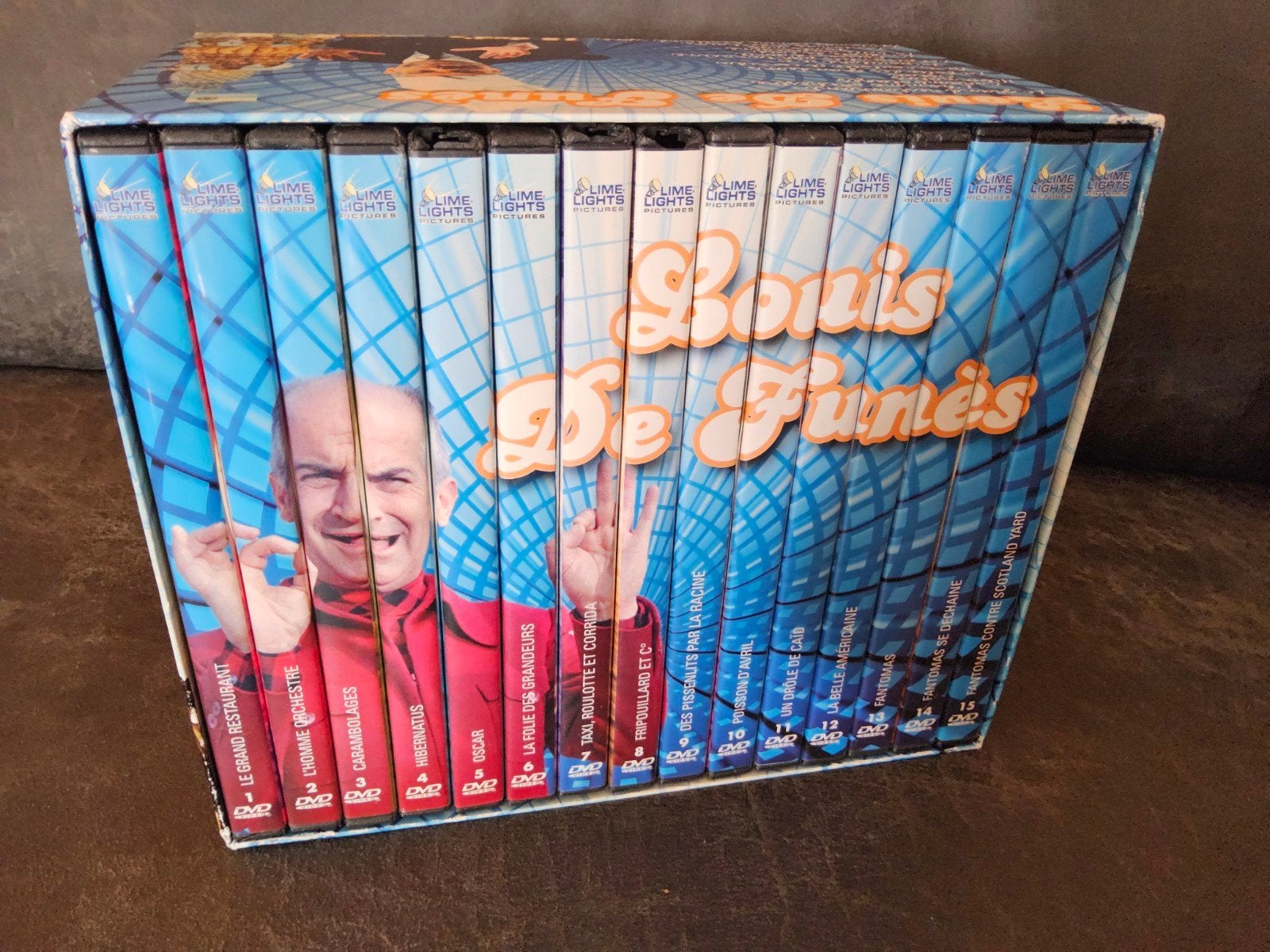 Louis De Funès DVD Boxset - 15 DVD's, Alle leeftijden, Nederlands, Ophalen of Verzenden, Zo goed als nieuw
