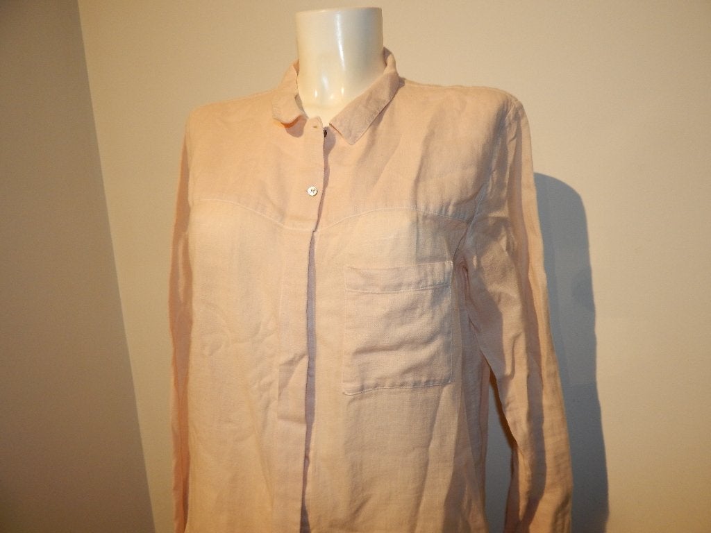 Pomandere mooie blouse creme kleurig katoen wol M, Maat 38/40 (M), Verzenden, Beige, Zo goed als nieuw
