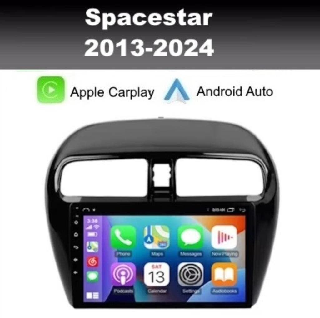 Mitsubishi Spacestar radio navigatie android 14 dab+ carplay, Ophalen of Verzenden, Nieuw