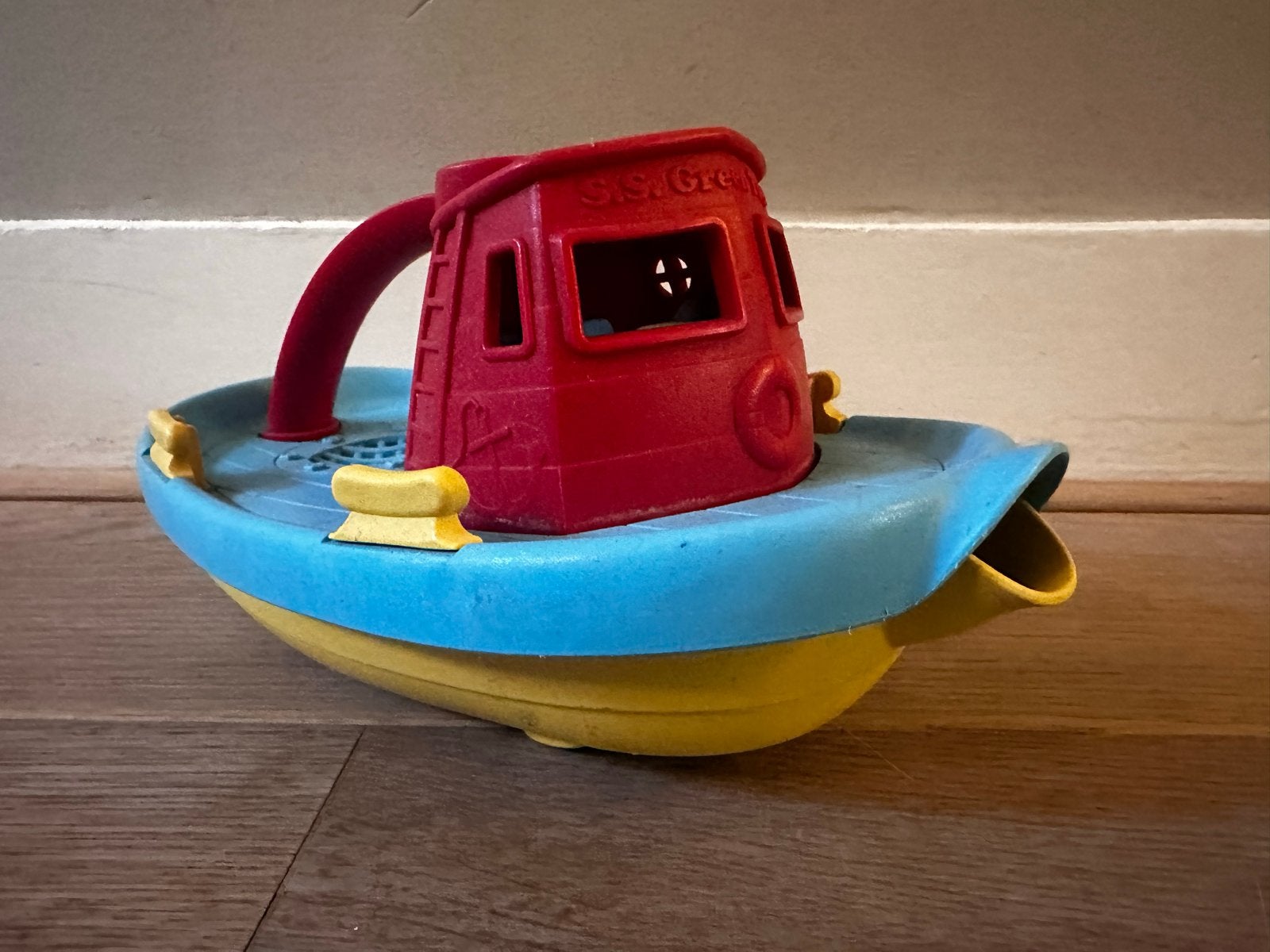 Green Toys Sleepboot - (per stuk 5,-), Ophalen of Verzenden, Gebruikt, Jongen of Meisje