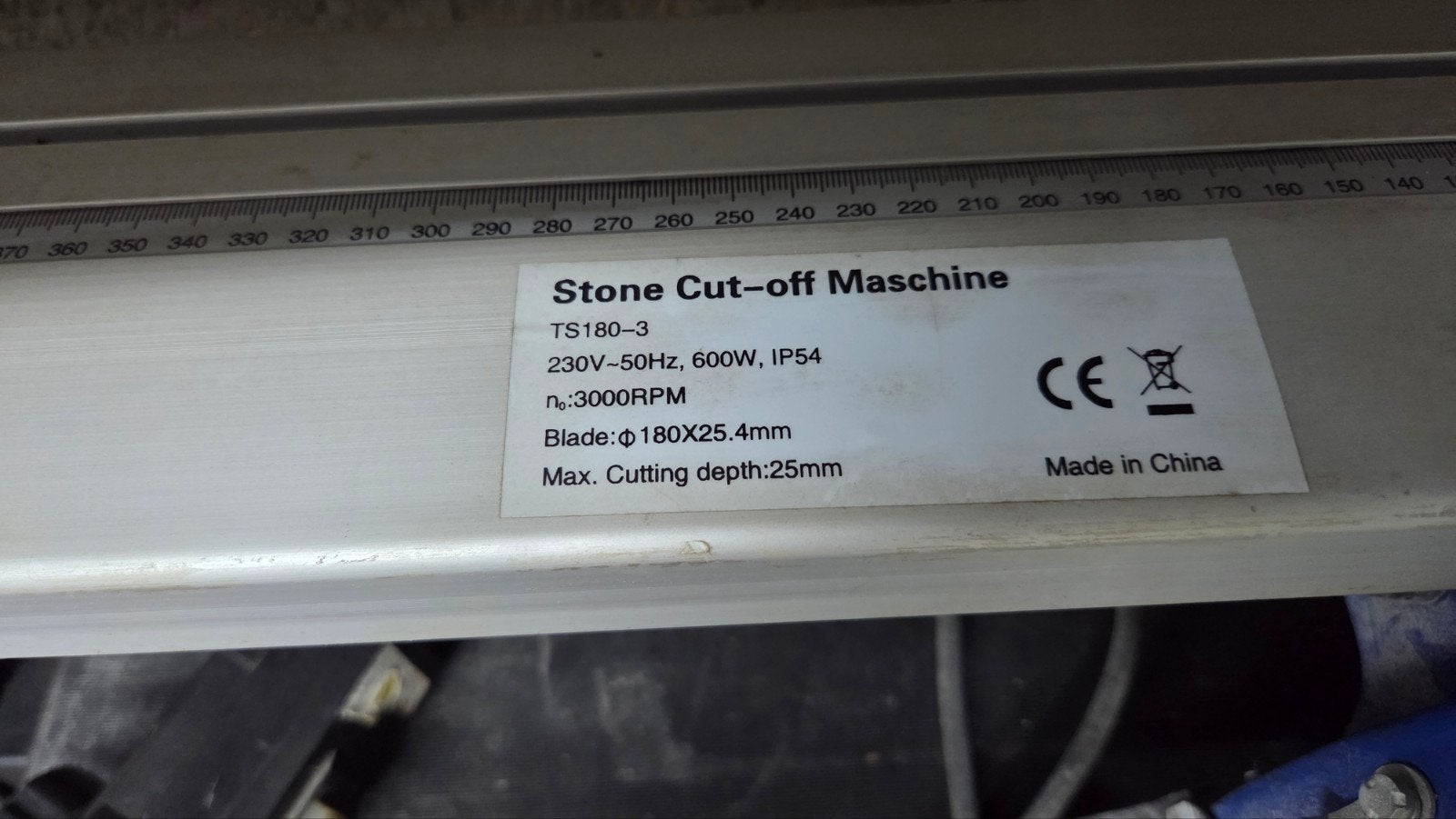Tegelzaagmachine - Ferm FTZ-600 / Stone Cut-off Machine, Doe-het-zelf en Verbouw, Gereedschap | Zaagmachines, Gebruikt, Overige typen