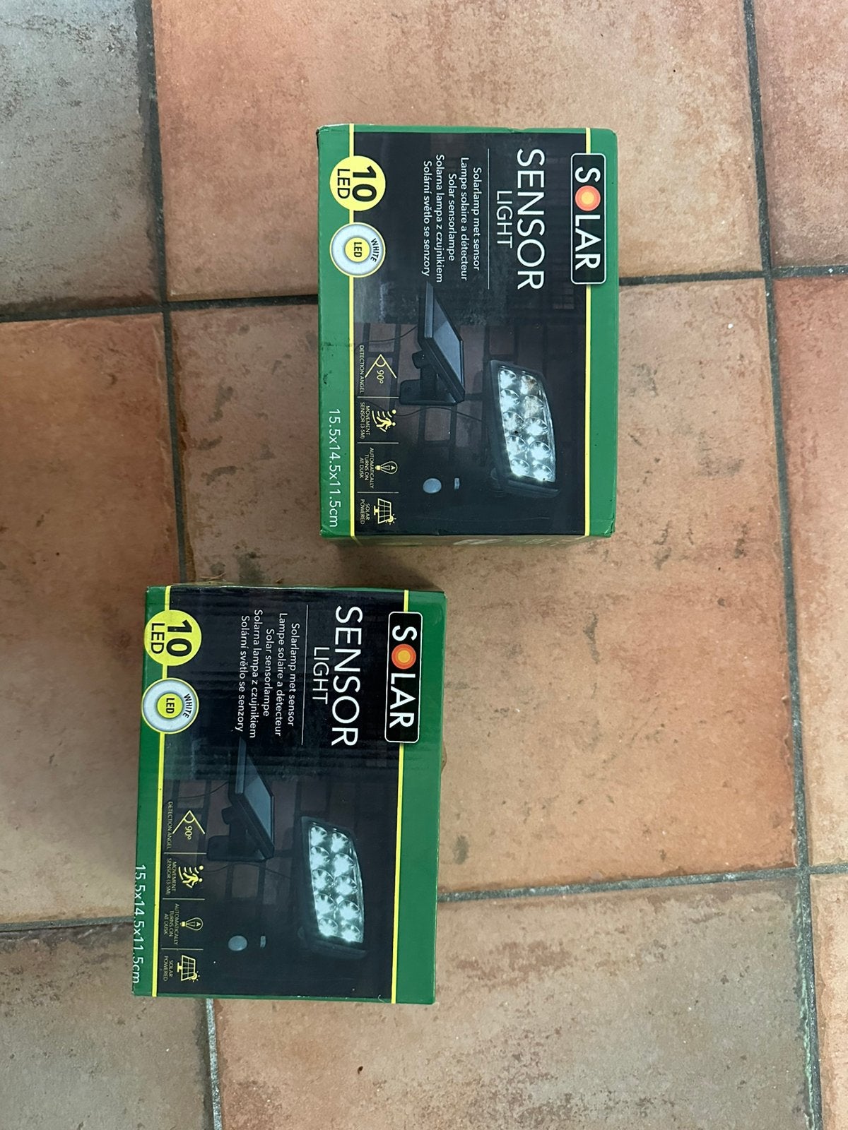 SOLAR Sensor Light, 10 LED, Ophalen, Zonne-energie, Kunststof, Minder dan 50 watt