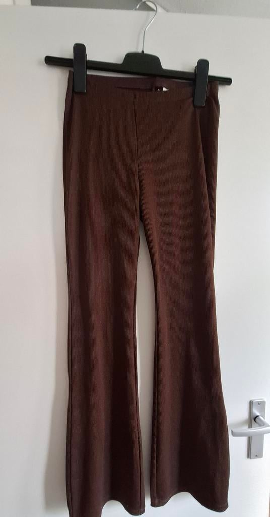 H&M broek maat 34 met glitters, H&M, Bruin, Ophalen of Verzenden, Zo goed als nieuw