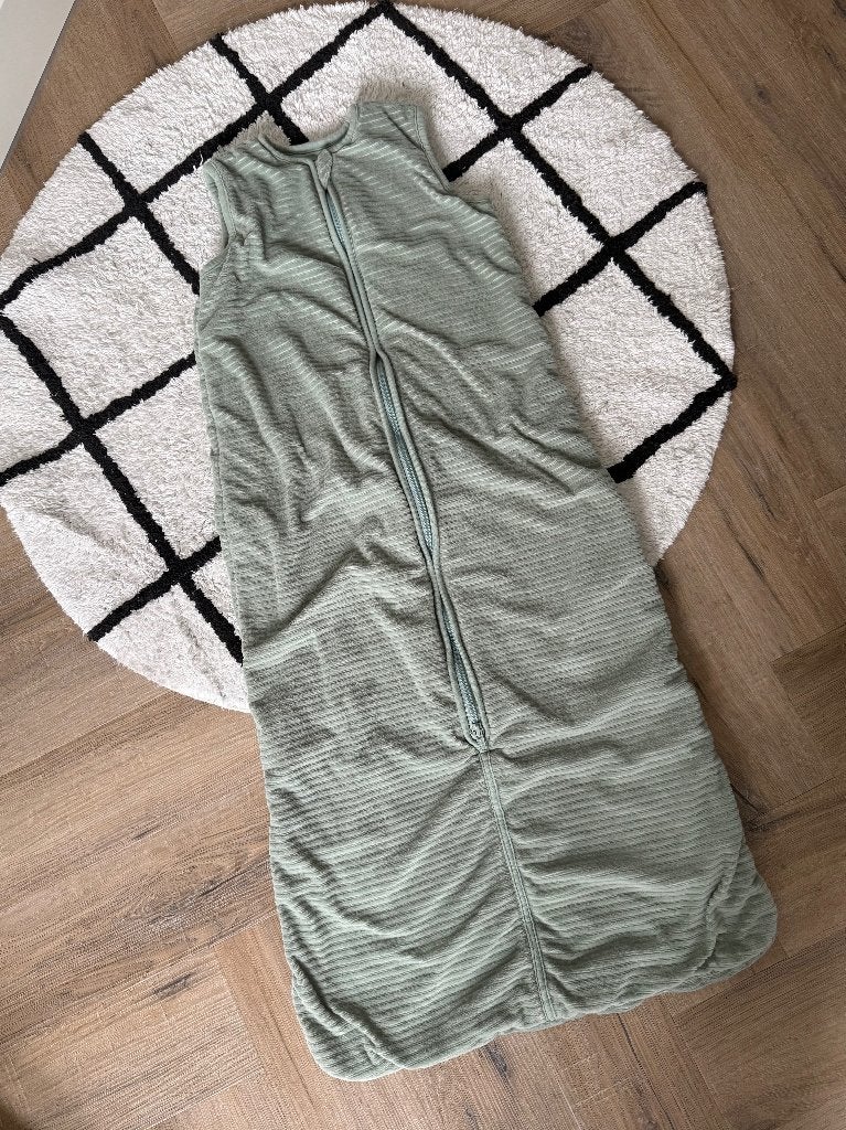 ZGAN groen mouwloos Hema winter slaapzak TOG 2.8 tot 110cm, Groen, Ophalen of Verzenden, Gevoerd, 110 cm