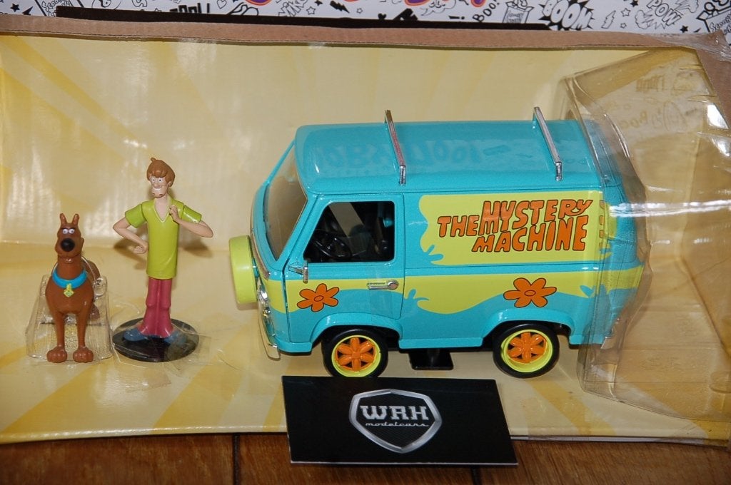 1:24 MYSTERY MACHINE SCOOBY DOO JADA WRH, Verzenden, Zo goed als nieuw, Auto, Jada