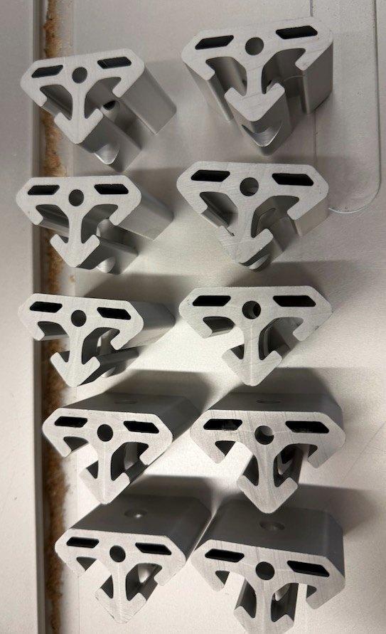 Alu profielen Item24, Doe-het-zelf en Verbouw, Metalen, Ophalen, Nieuw, Aluminium