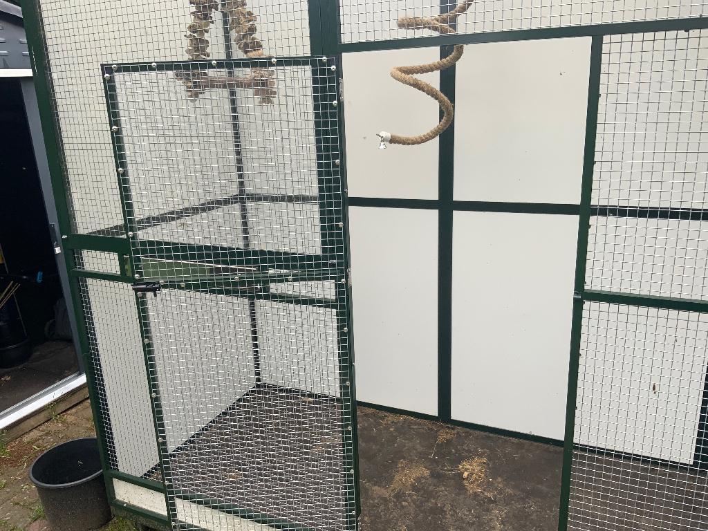 Vogelvoliere, Ophalen, Zo goed als nieuw, Aluminium, Volière