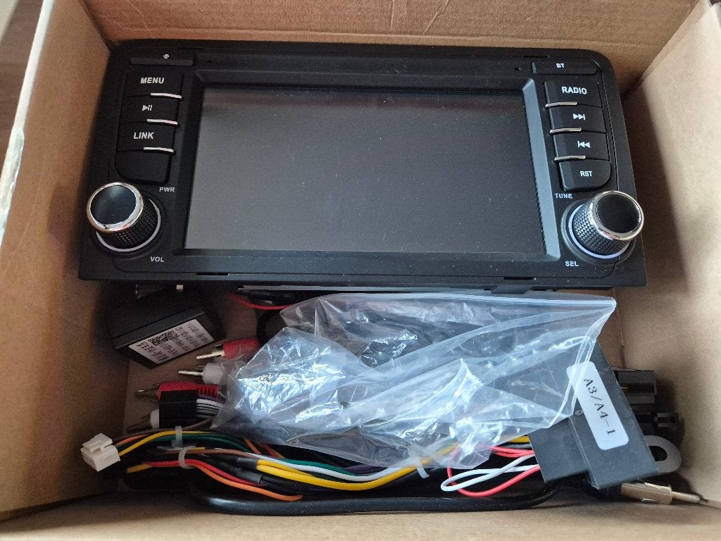 7 inch Autoradio 2-DIN geschikt voor Audi A3 2003-2013, Auto diversen, Autoradio's, Radio, Nieuw, Ophalen of Verzenden, Gmail