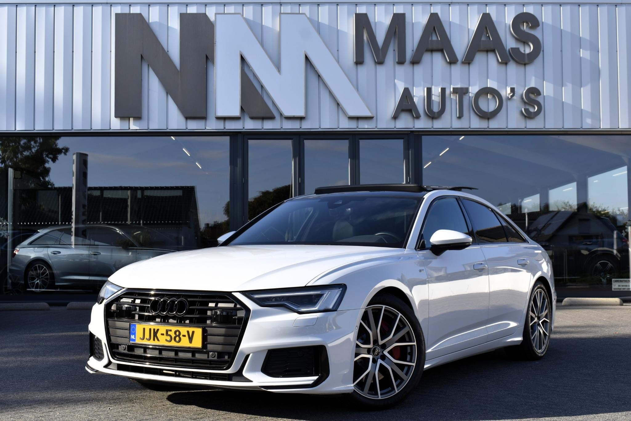 Audi A6 Limousine 55 TFSI e quattro Pro Line S Competition, Auto's, Automaat, Gebruikt, 4 cilinders, Leder en Stof