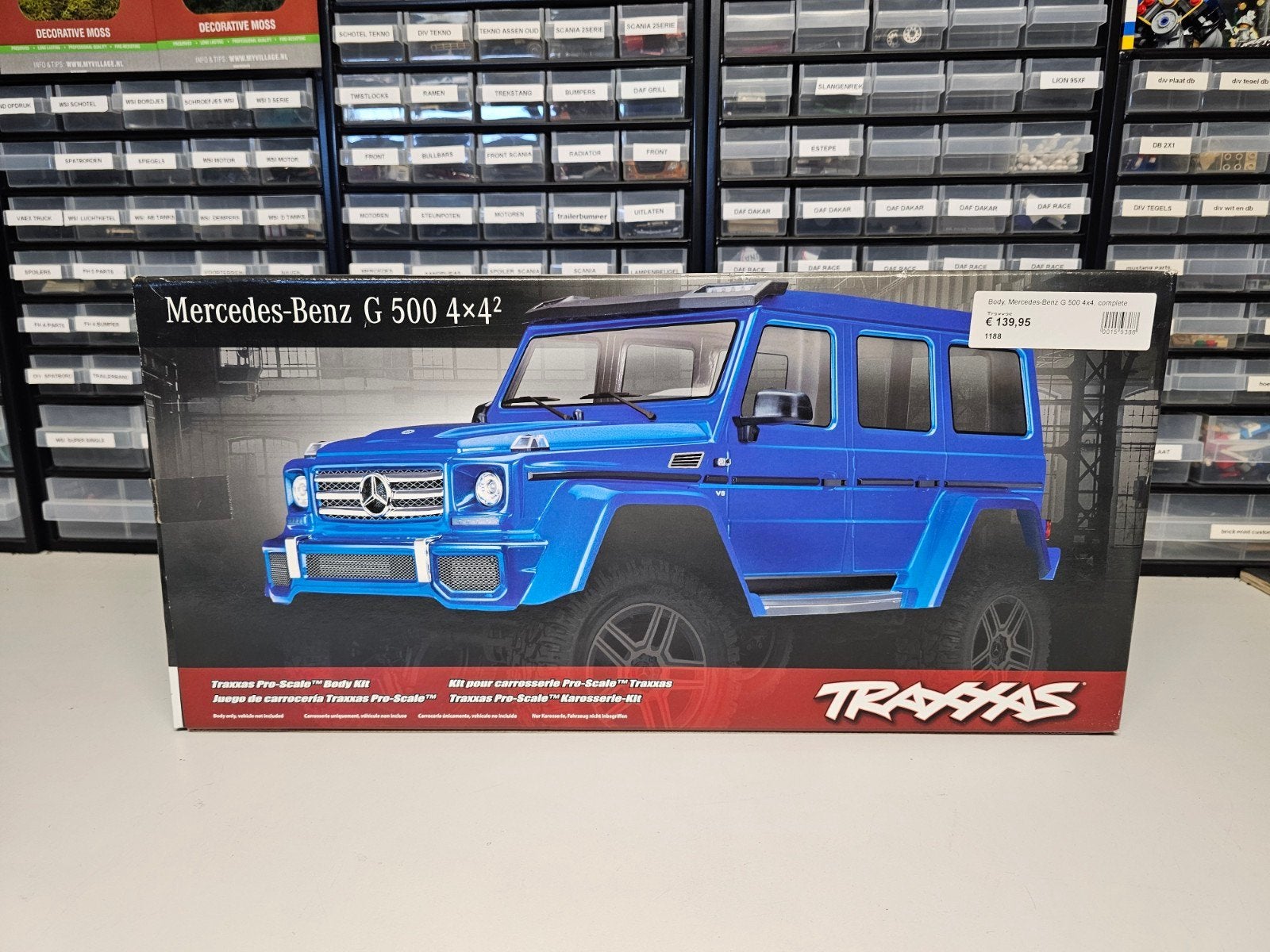 traxxas trx4 Mercedes g500 4x4 body nieuw., Ophalen, Nieuw, Schaal 1:10, Onderdeel