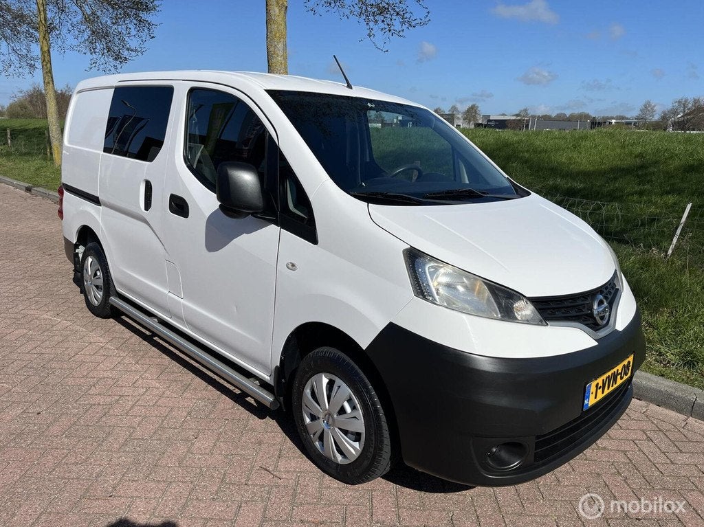 Nissan NV200 1.6 Benzine + Airco | Geïsoleerd | Zeer mooi, Auto's, Bestelauto's, Euro 5, Gebruikt, 4 cilinders, Wit