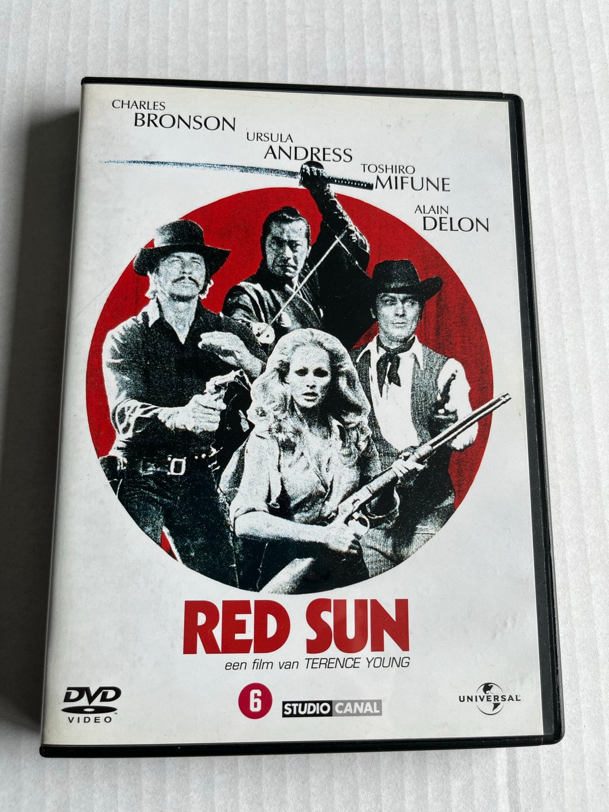 Red Sun DVD - Western met Charles Bronson, Cd's en Dvd's, Dvd's | Actie, Vanaf 6 jaar, Ophalen of Verzenden, Gebruikt